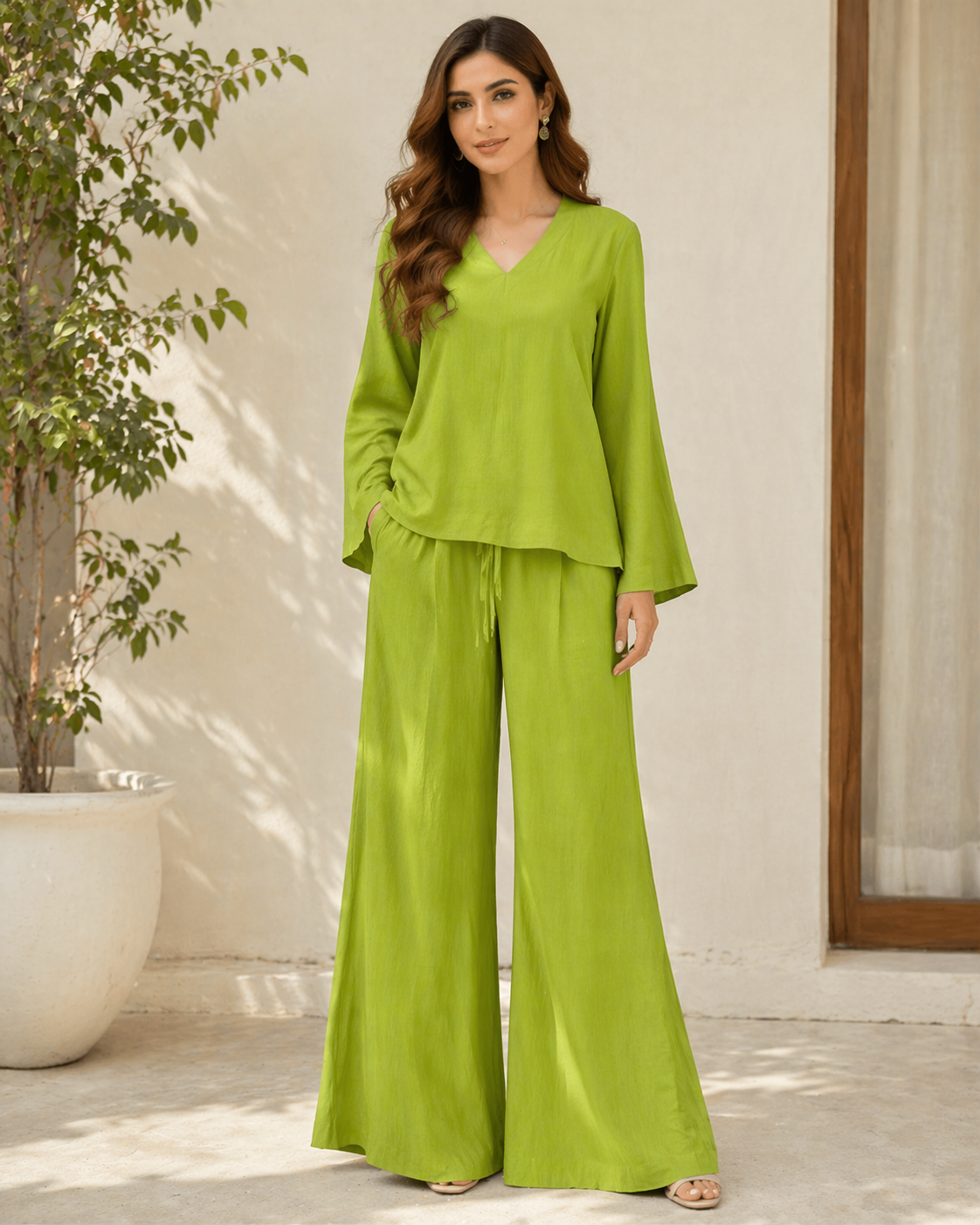 Parrot Green Breeze Co-Ord Set