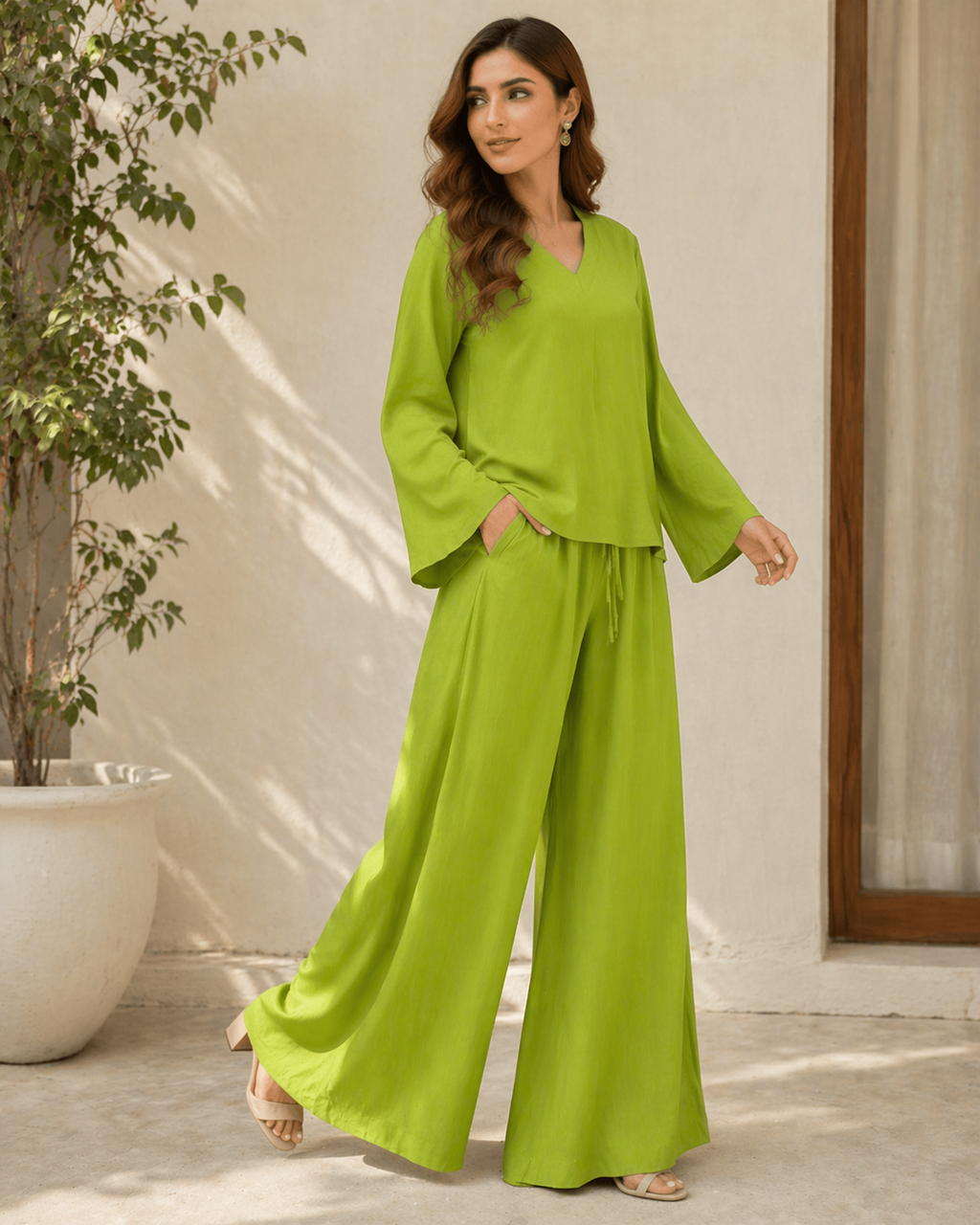 Parrot Green Breeze Co-Ord Set