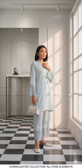 The Powder Blue Lace Luxe Set